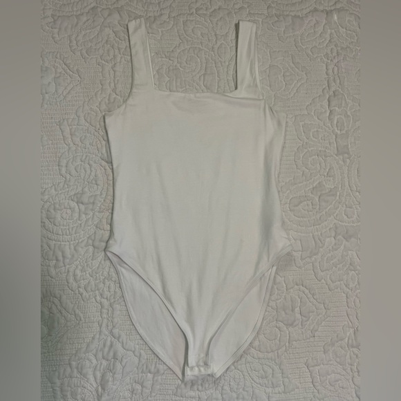 Old Navy Tops - Old Navy White Squareneck Bodysuit Size Small